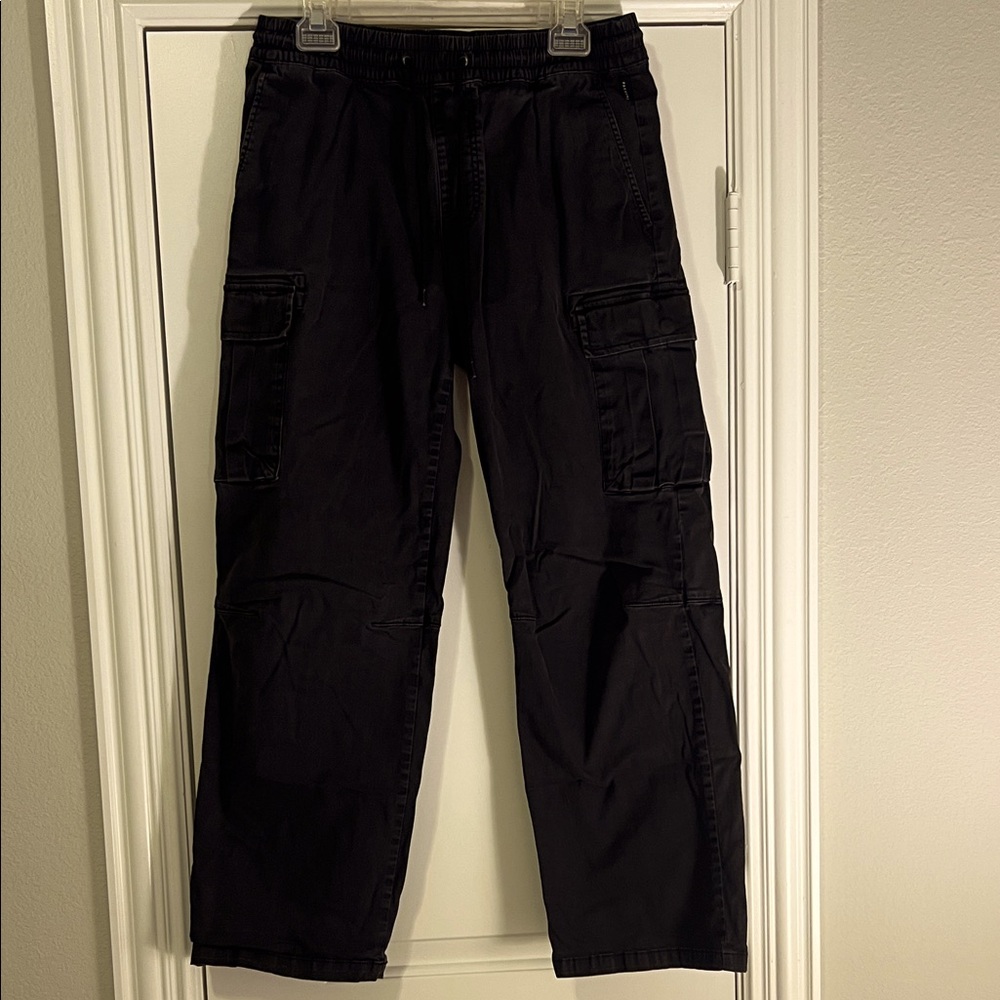 PacSun Men's Black Baggy Cargo Pants